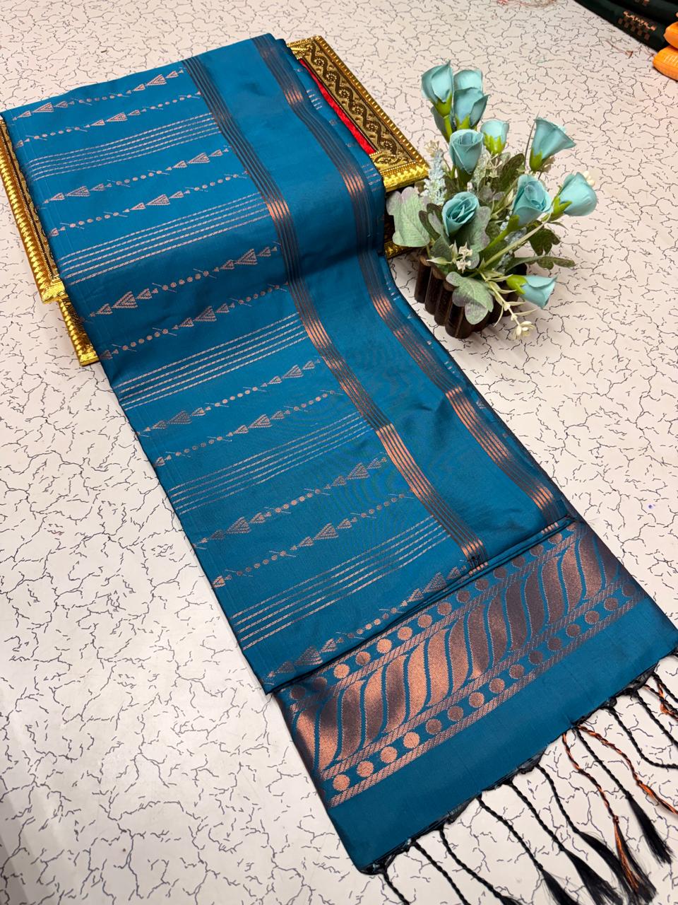 SEMI KANCHI SAREE
