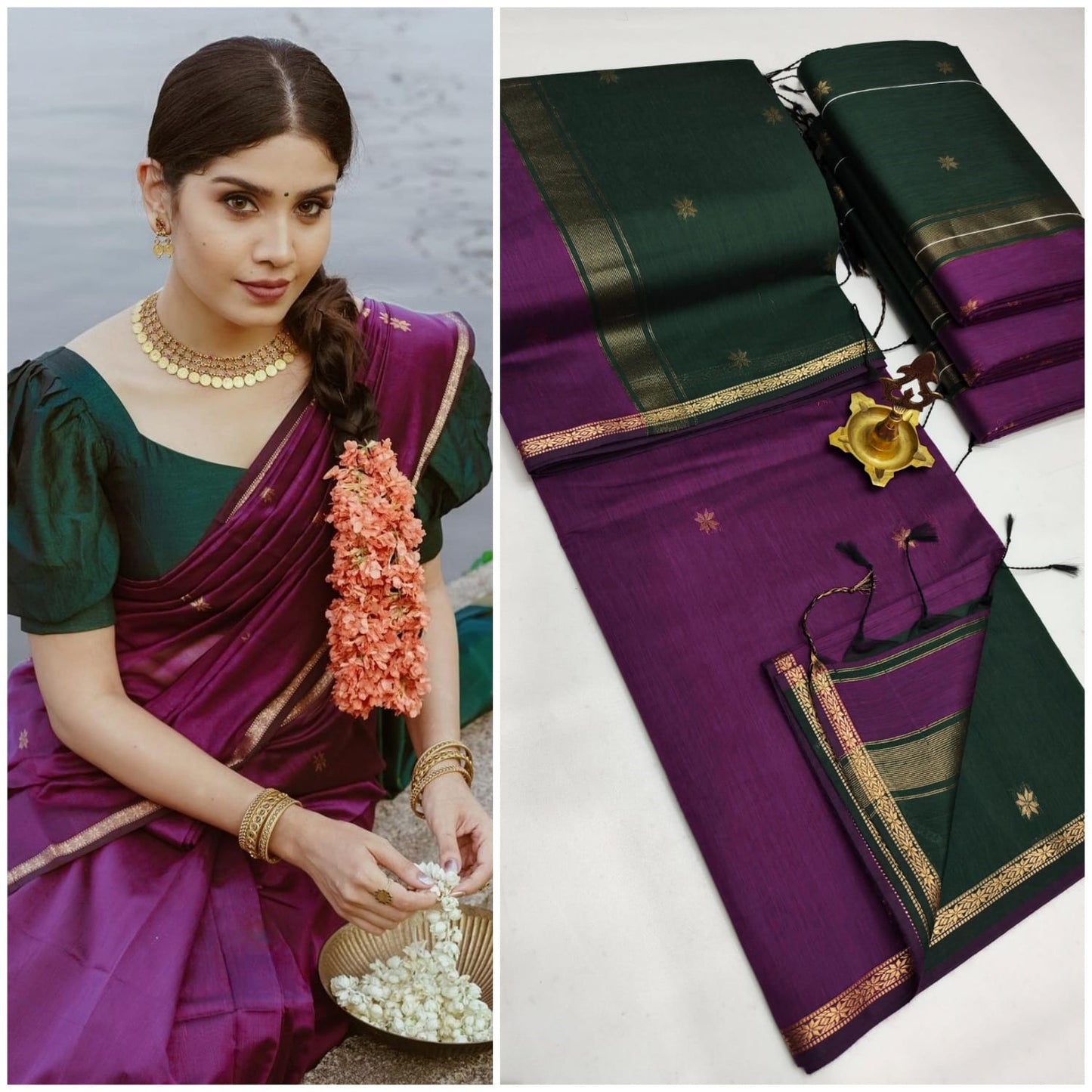 KANCHI COTTON SAREE SKU111