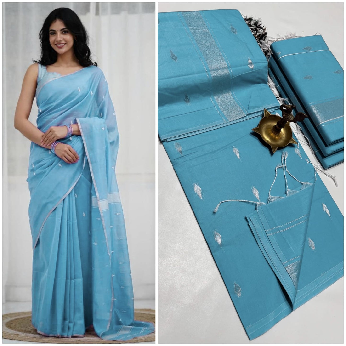 KANCHI COTTON SAREE SKU122