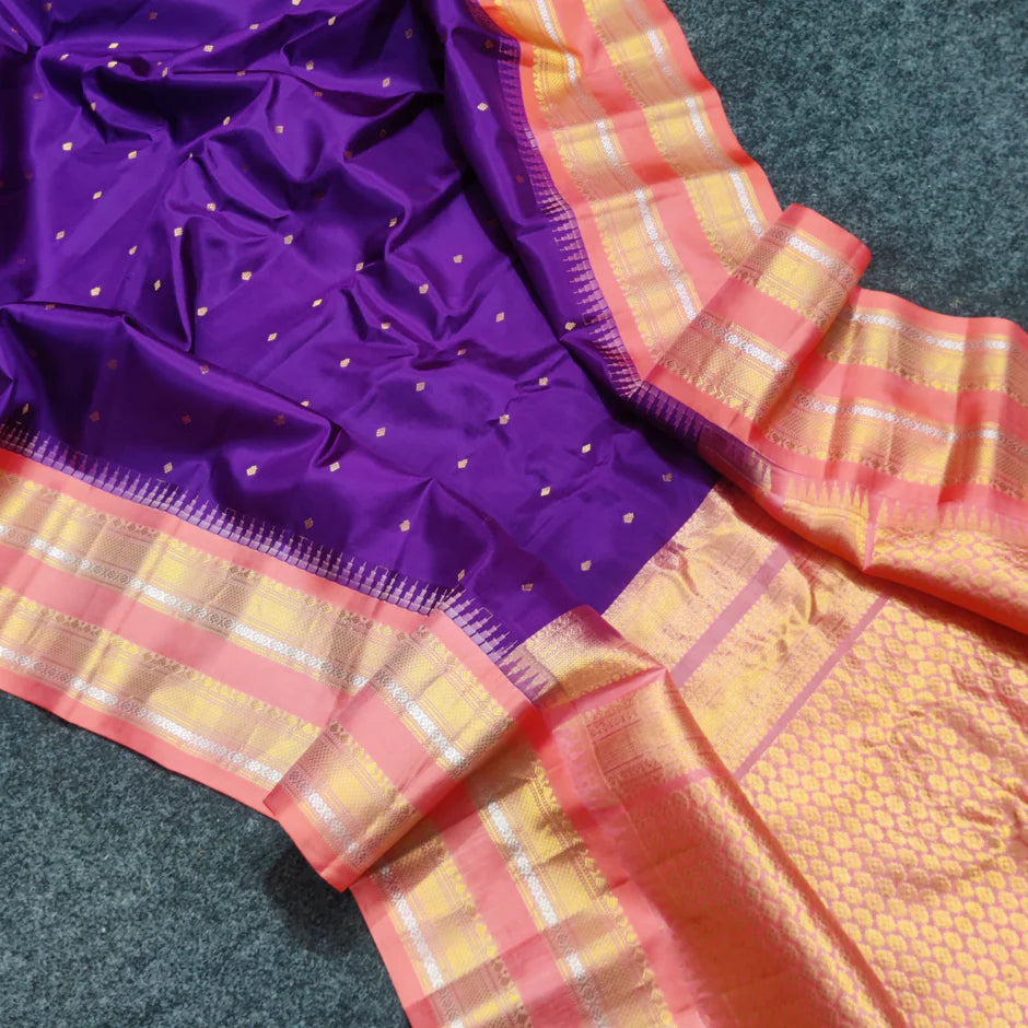 GADWAL PURE SILK HANDLOOM SAREE SKU183