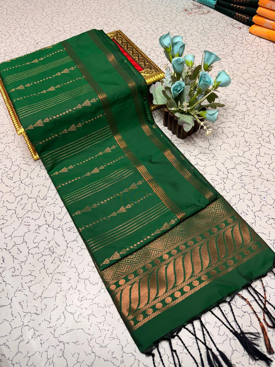 SEMI KANCHI SAREE