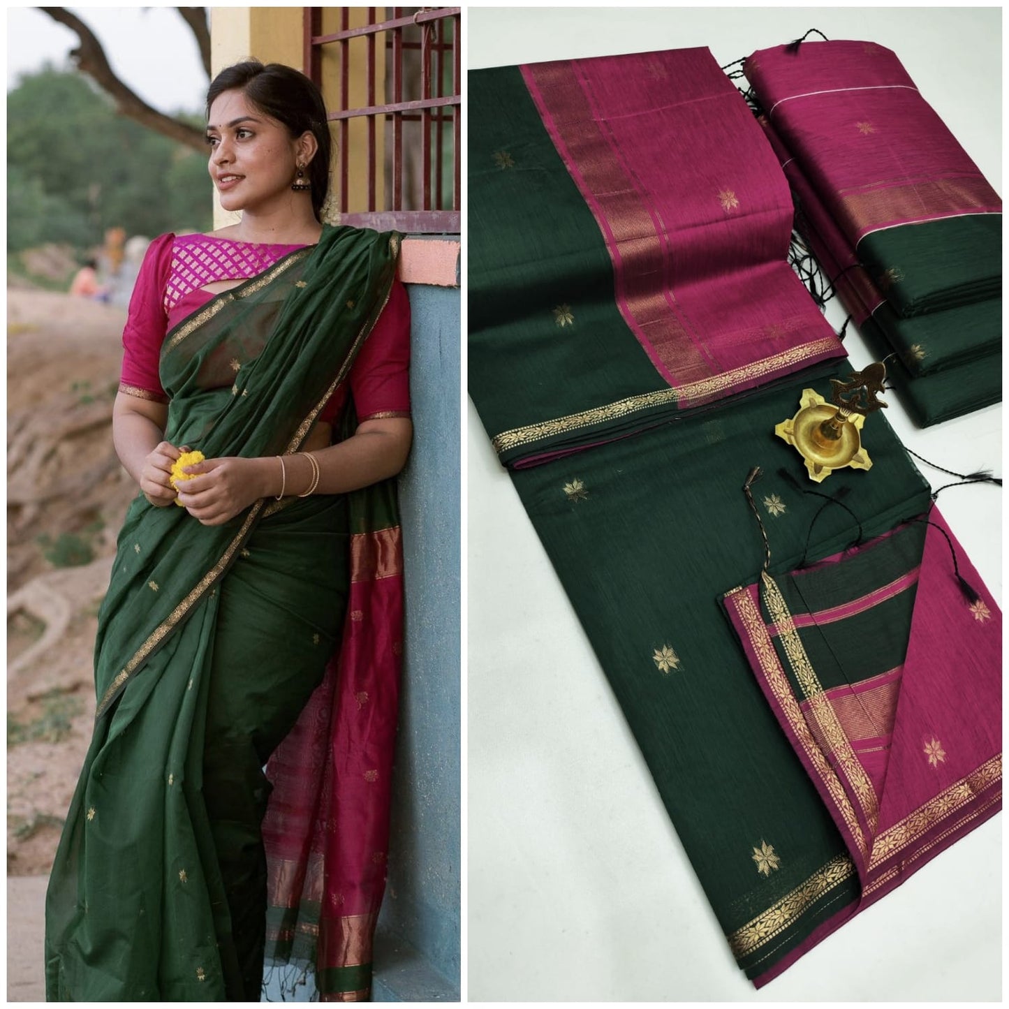 KANCHI COTTON SAREE SKU113