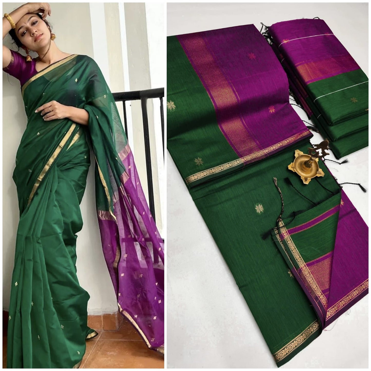 KANCHI COTTON SAREE SKU117