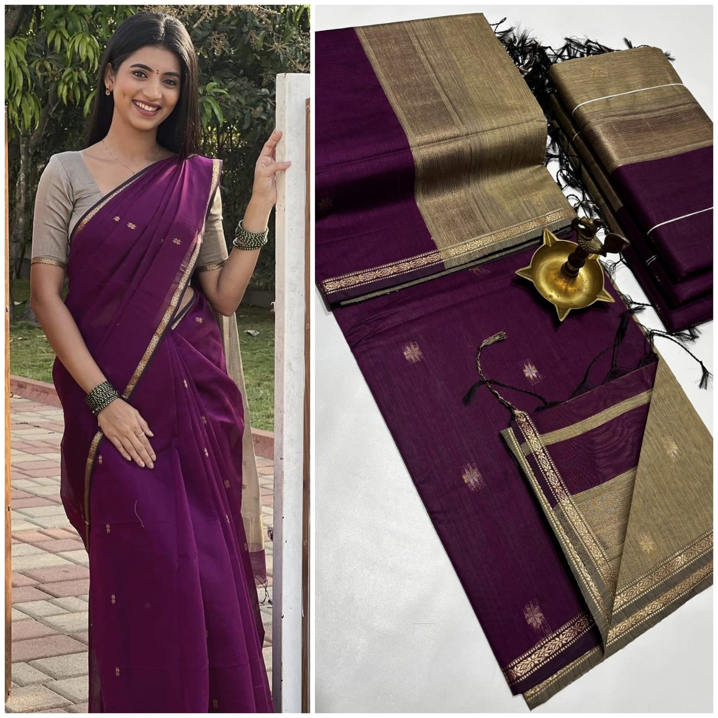 KANCHI COTTON SAREE SKU144