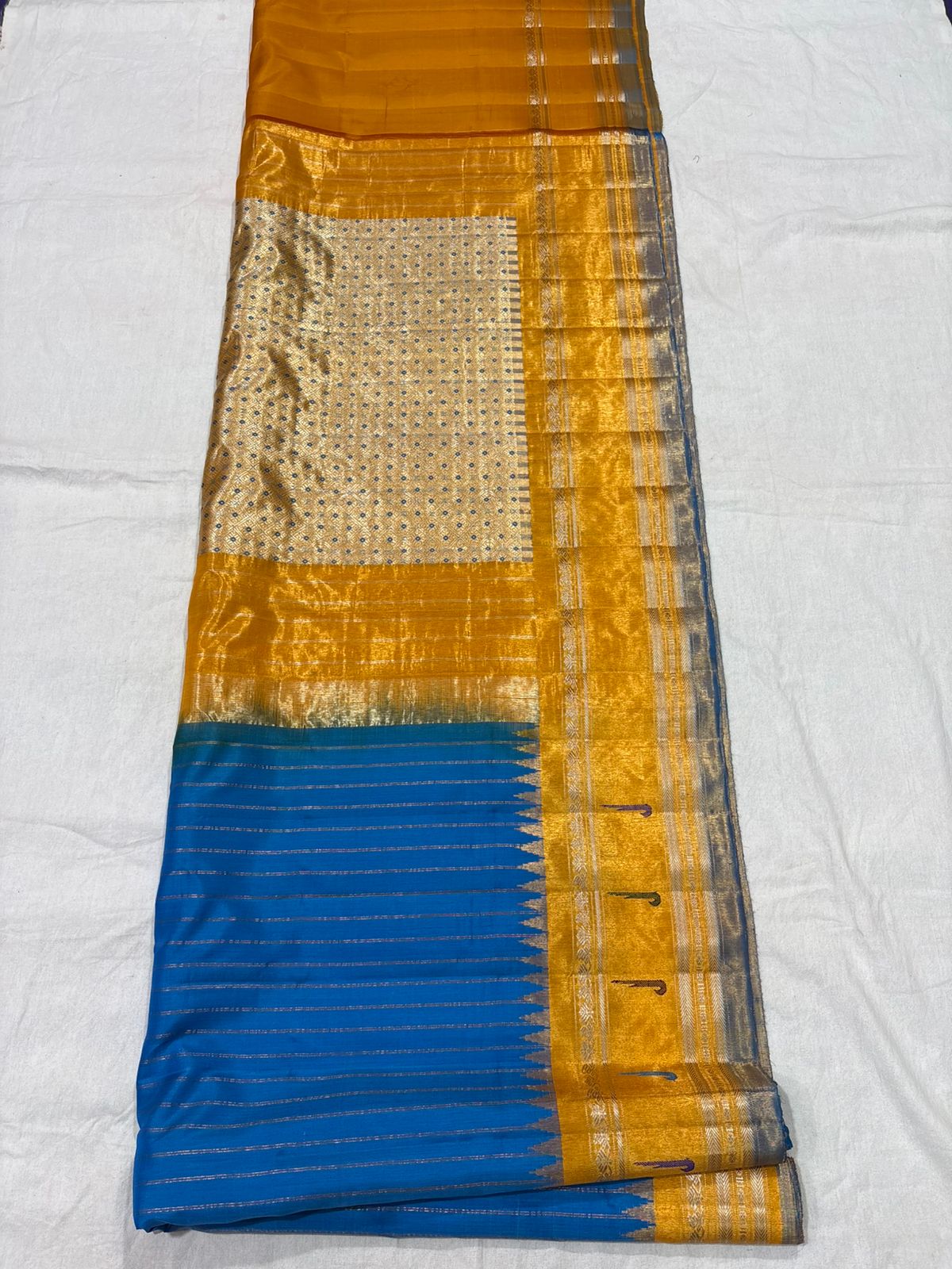 GADWAL PURE SILK PAITHANI HANDLOOM SAREE