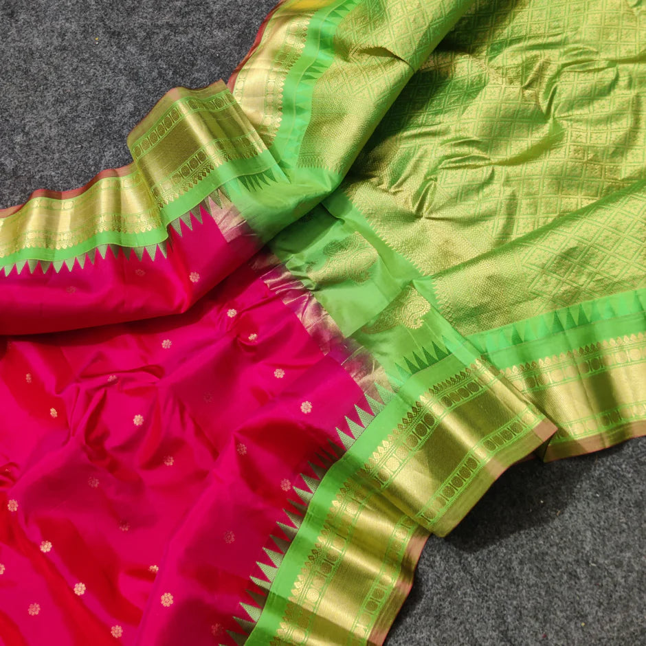 GADWAL PURE SILK HANDLOOM SAREE SKU173