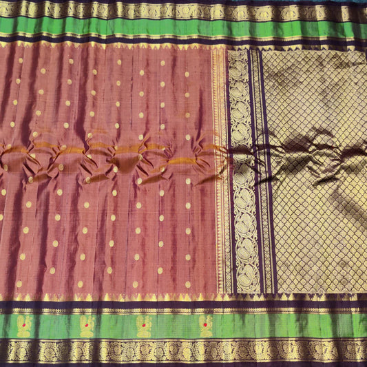 GADWAL PURE SILK HANDLOOM SAREE SKU93