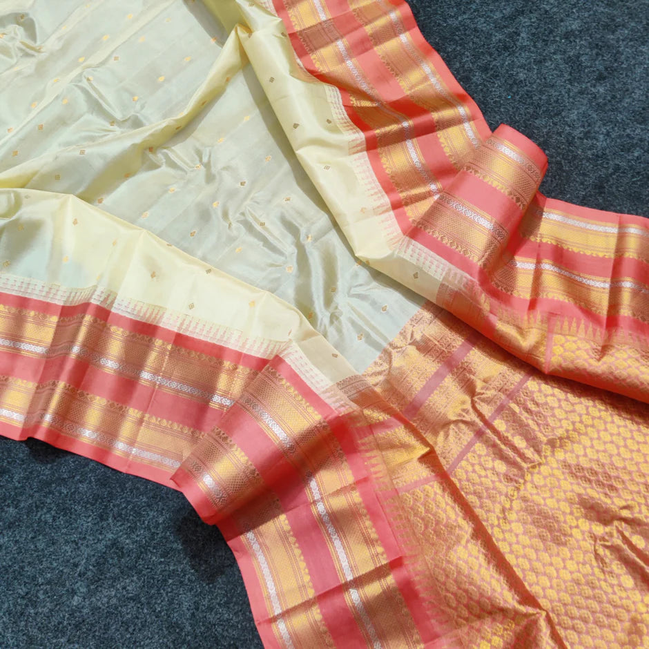 GADWAL PURE SILK HANDLOOM SAREE SKU184