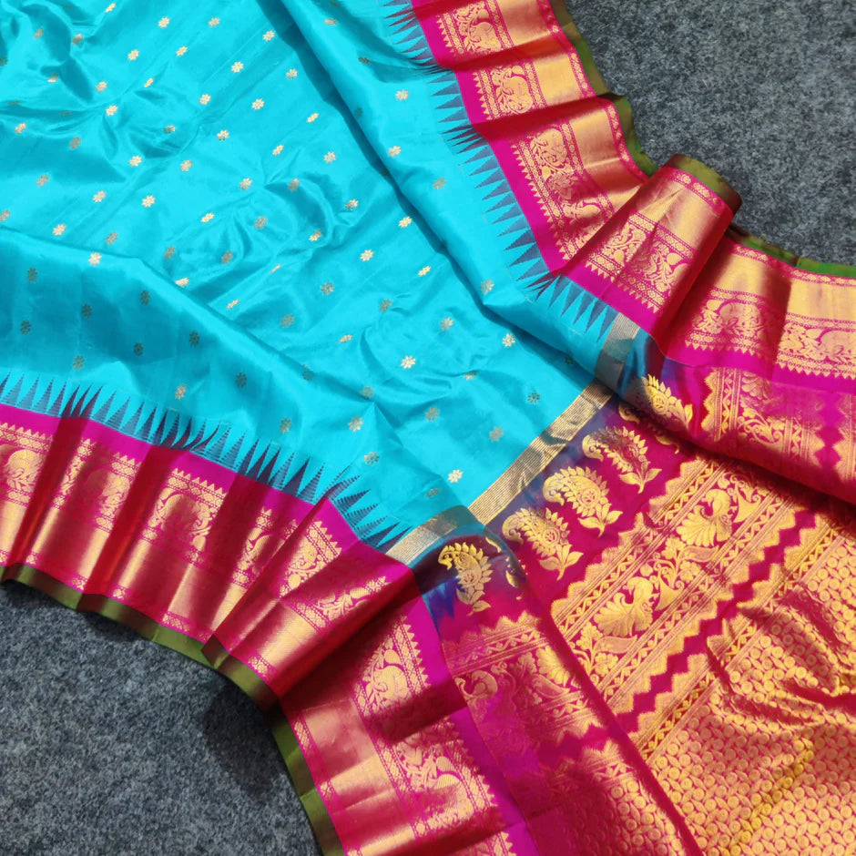 GADWAL PURE SILK HANDLOOM SAREE SKU182