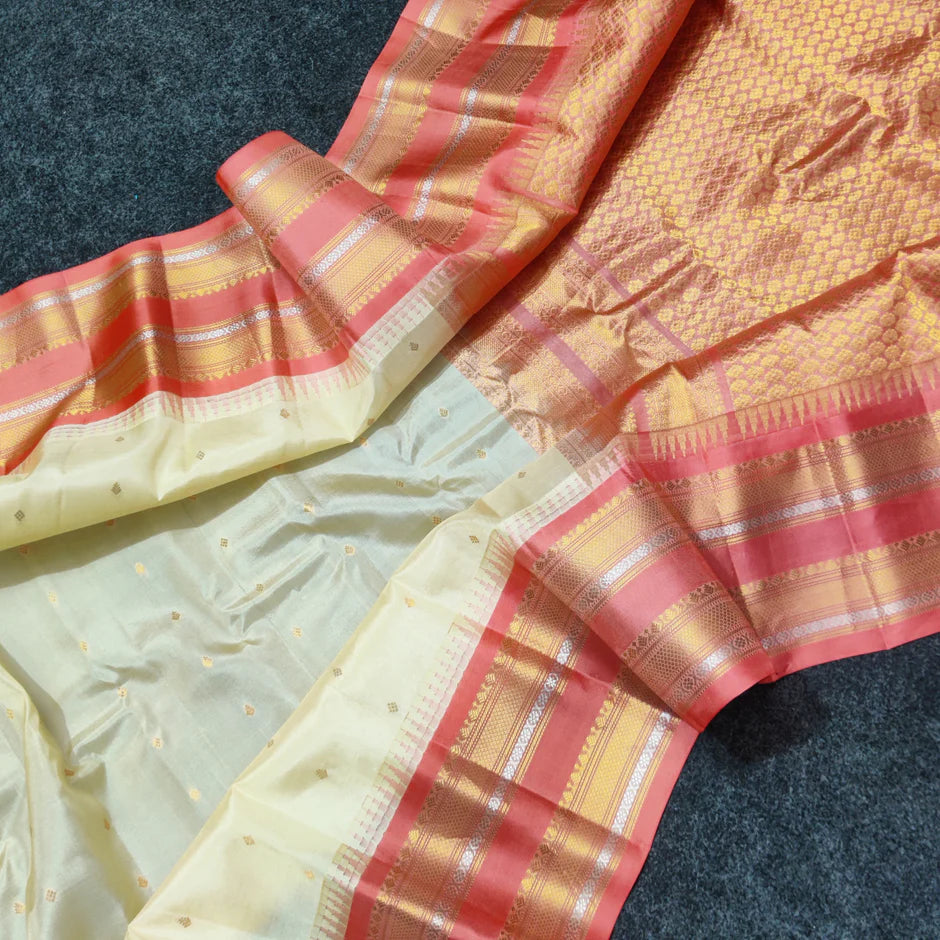 GADWAL PURE SILK HANDLOOM SAREE SKU184