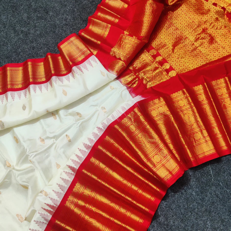 GADWAL PURE SILK HANDLOOM SAREE SKU132