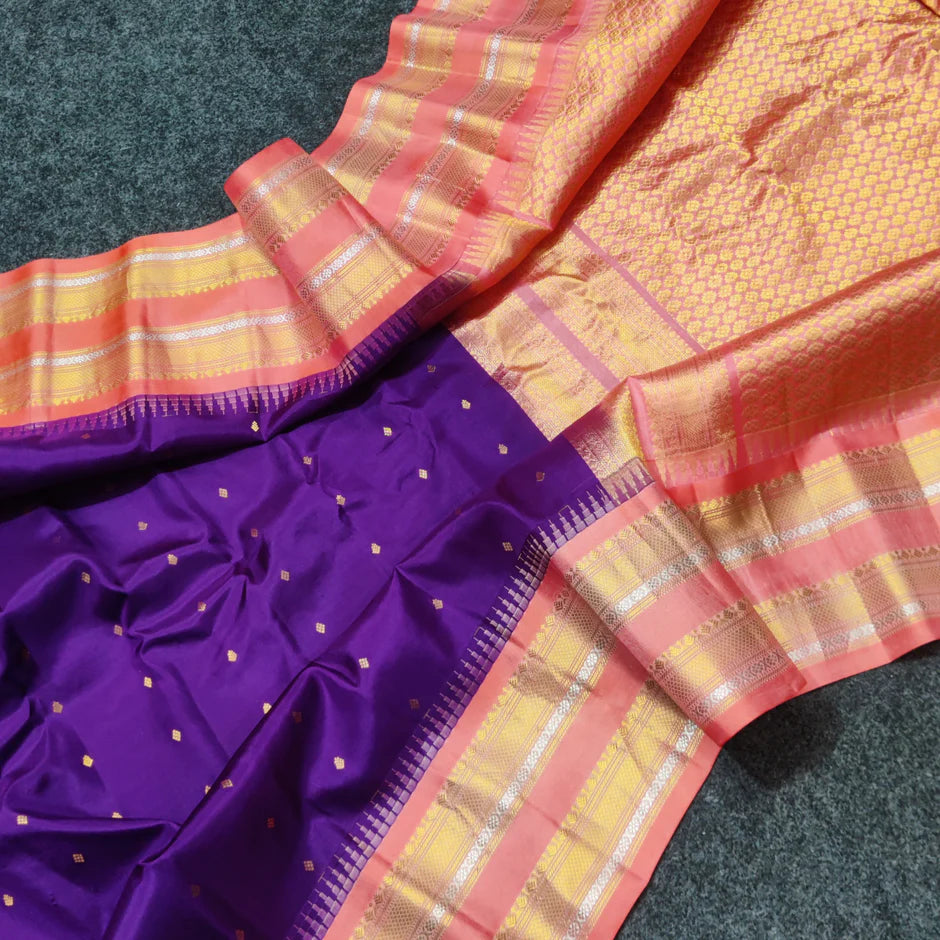 GADWAL PURE SILK HANDLOOM SAREE SKU183