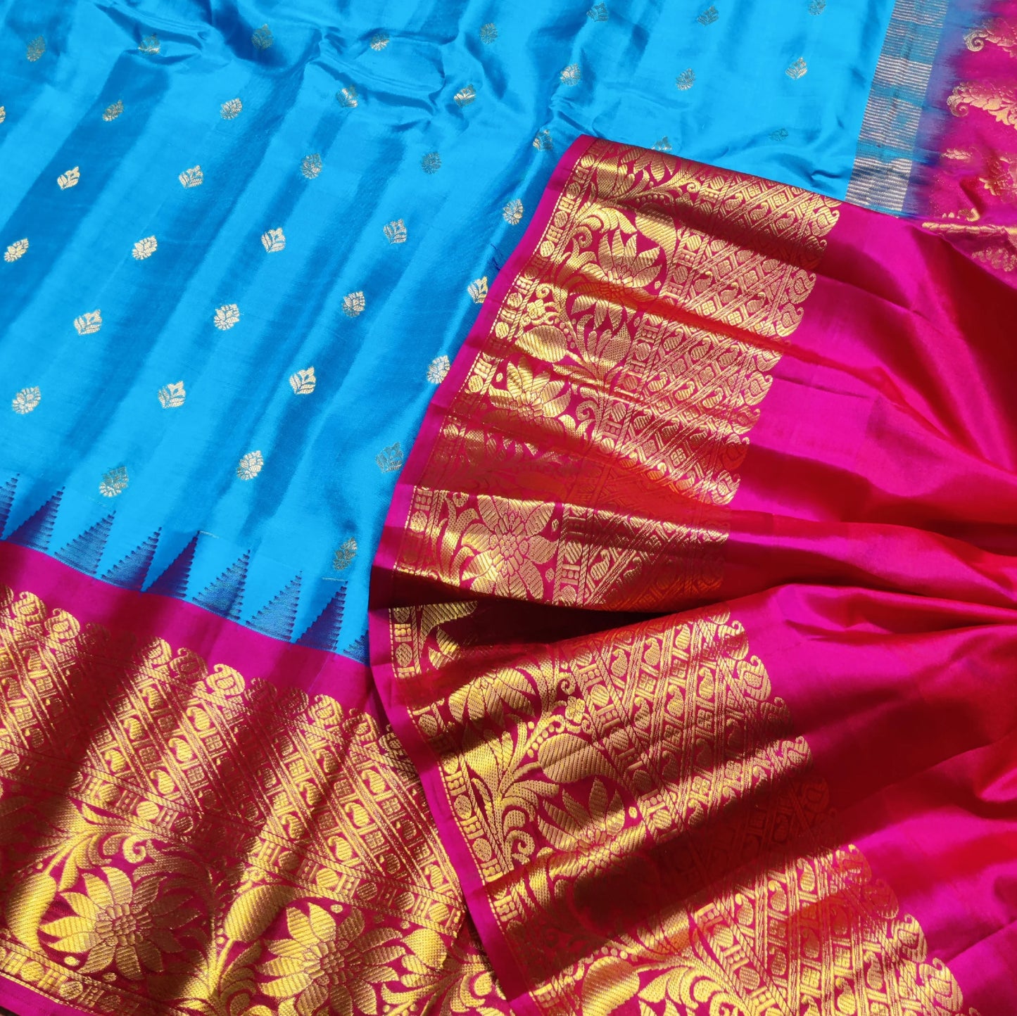 GADWAL PURE SILK HANDLOOM SAREE SKU230