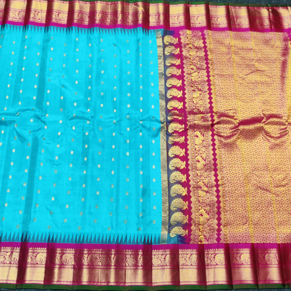 GADWAL PURE SILK HANDLOOM SAREE SKU182