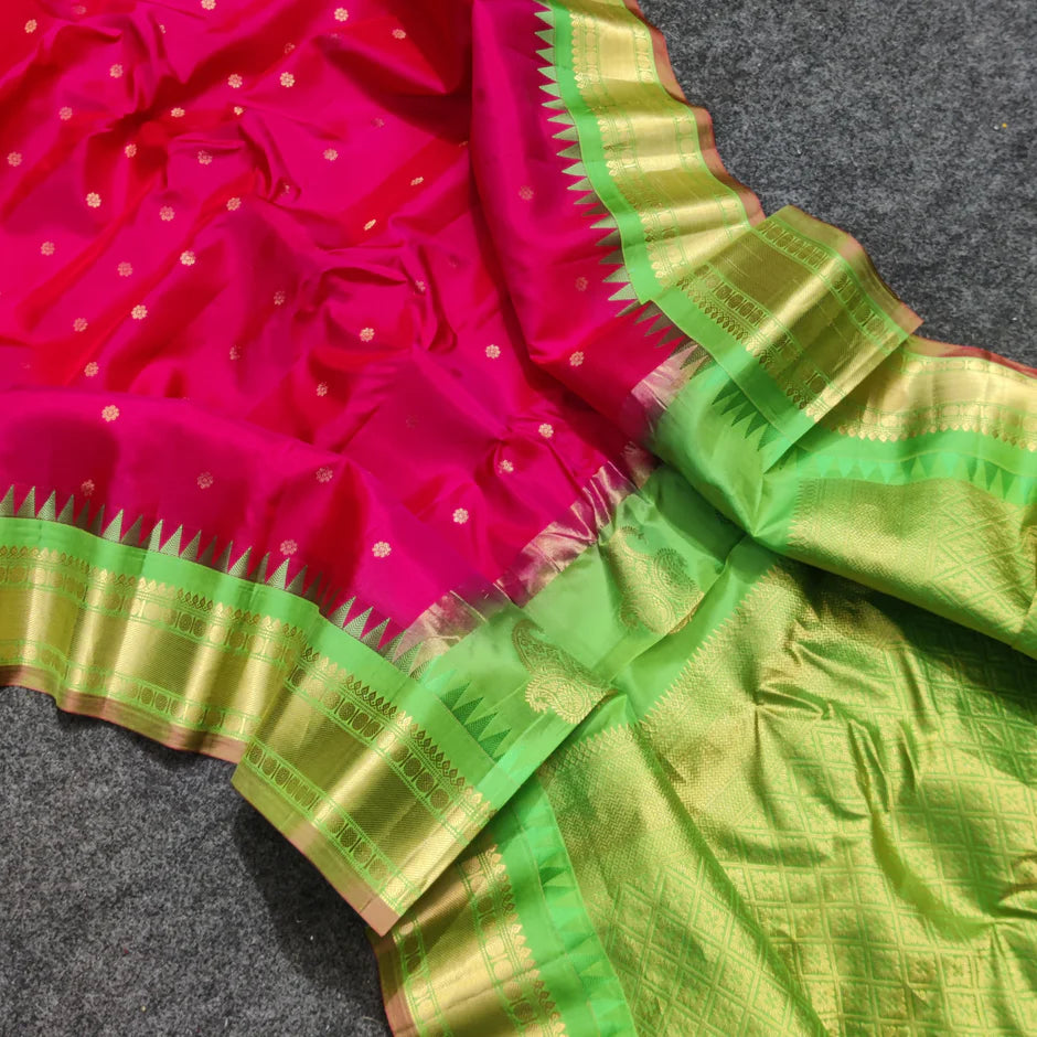 GADWAL PURE SILK HANDLOOM SAREE SKU173