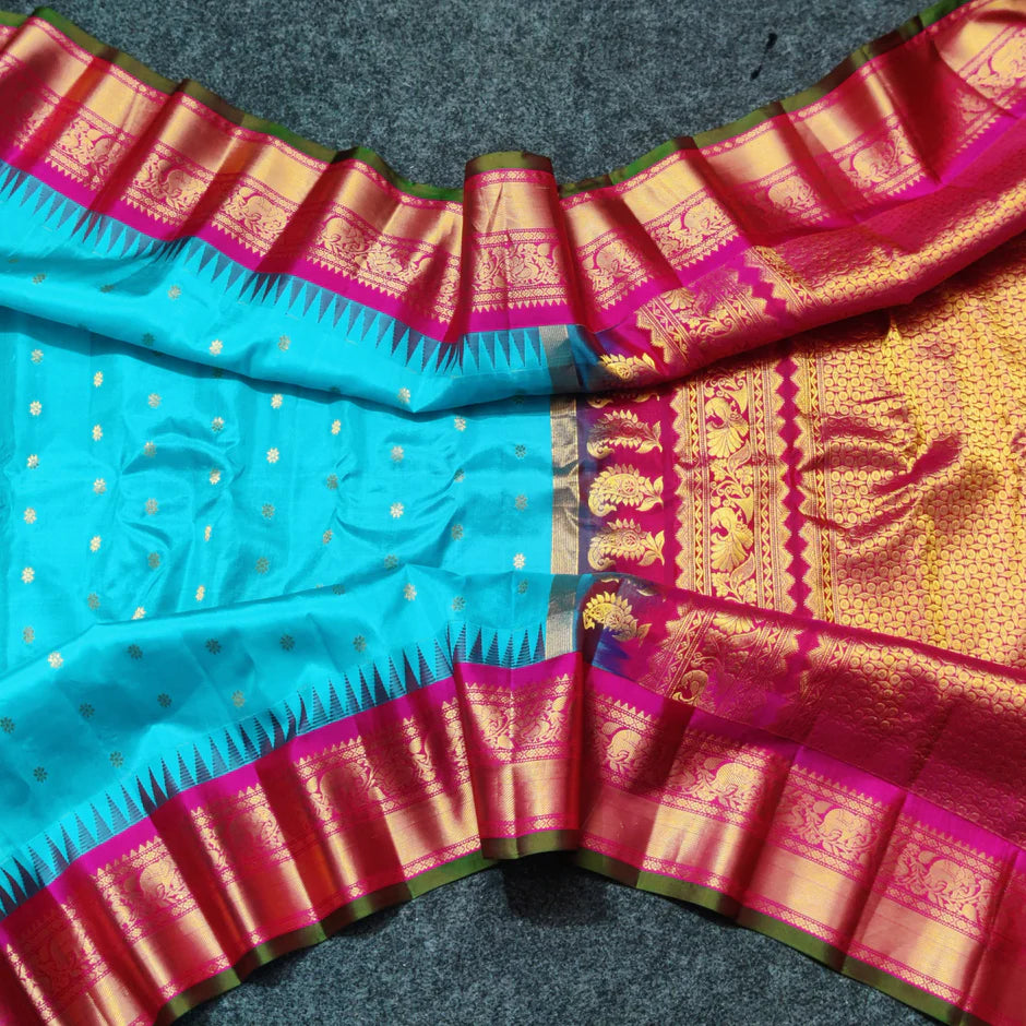 GADWAL PURE SILK HANDLOOM SAREE SKU182