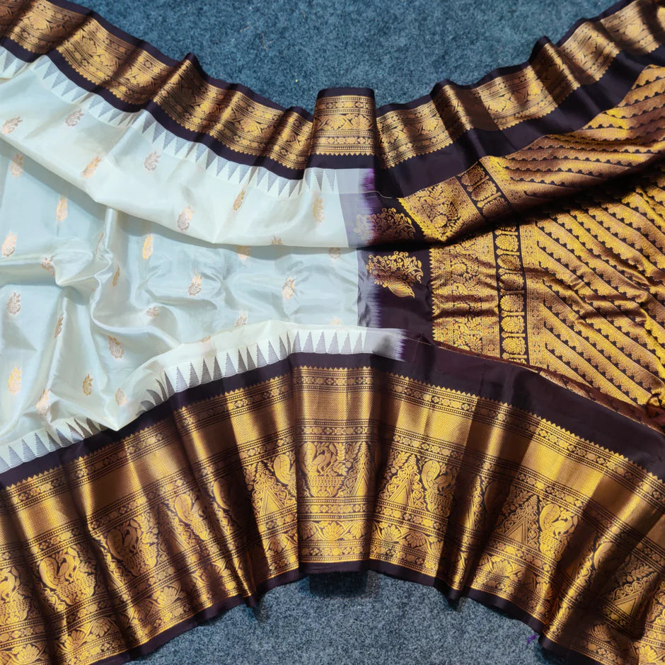 GADWAL PURE SILK HANDLOOM SAREE SKU195